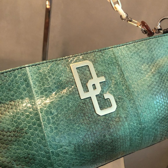 DOLCE&GABBANA python skin shoulder bag - Picture 2 of 6